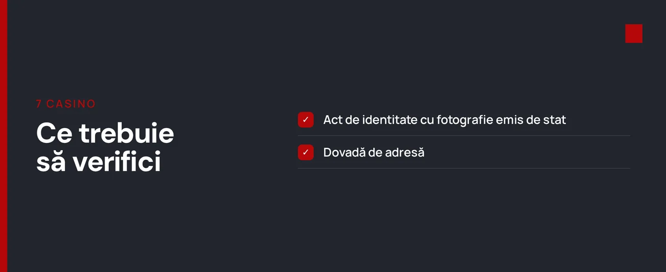 Consultă documentele necesare verificării.