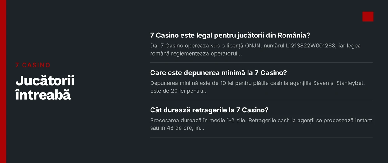 Verifică întrebările frecvente Casino.